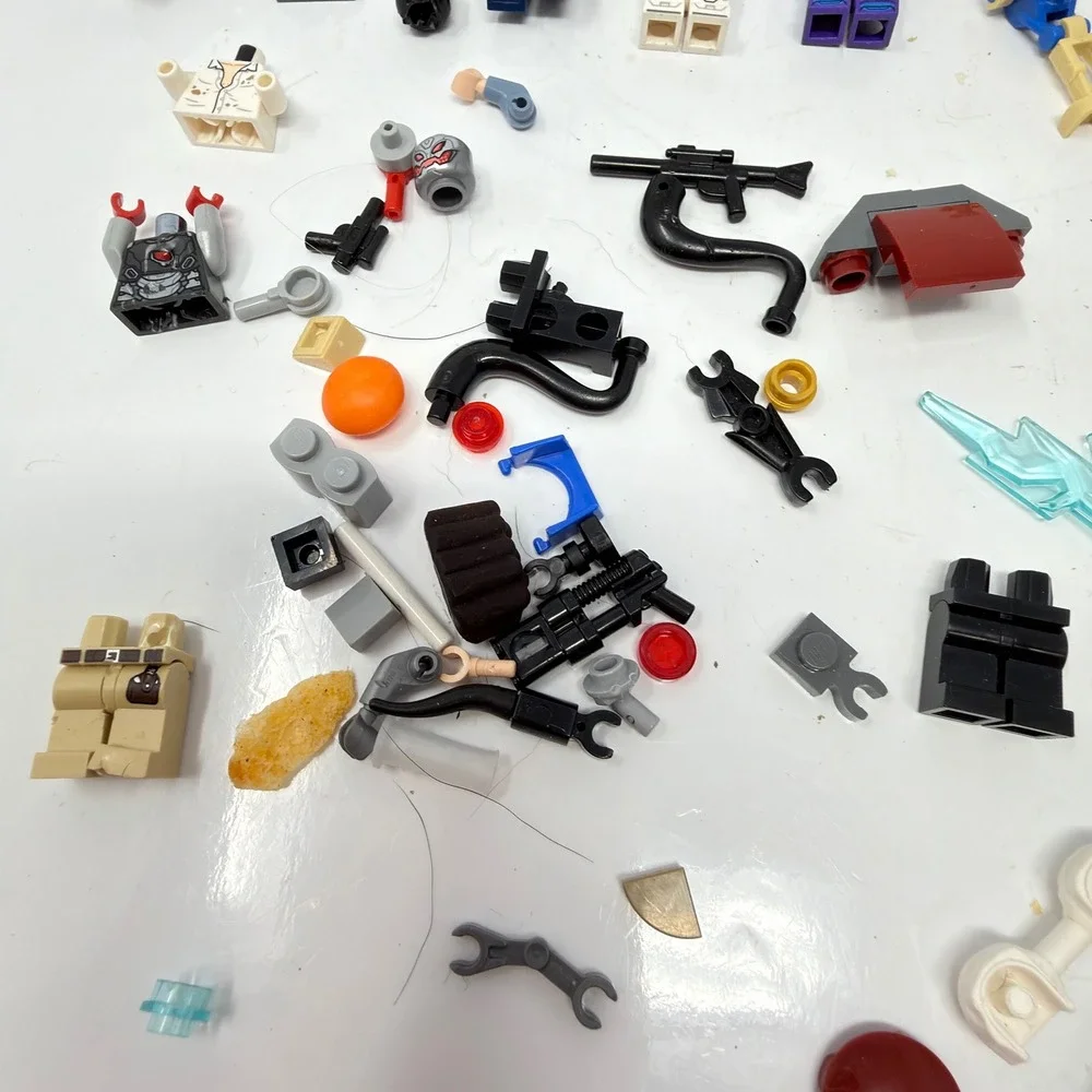 LEGO Minifigure Parts Accessories Lot Star Wars Marvel Multicolor Mixed Pieces